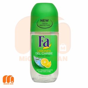 رول ضد تعریق مدل CARIBE 50 ml برند fa