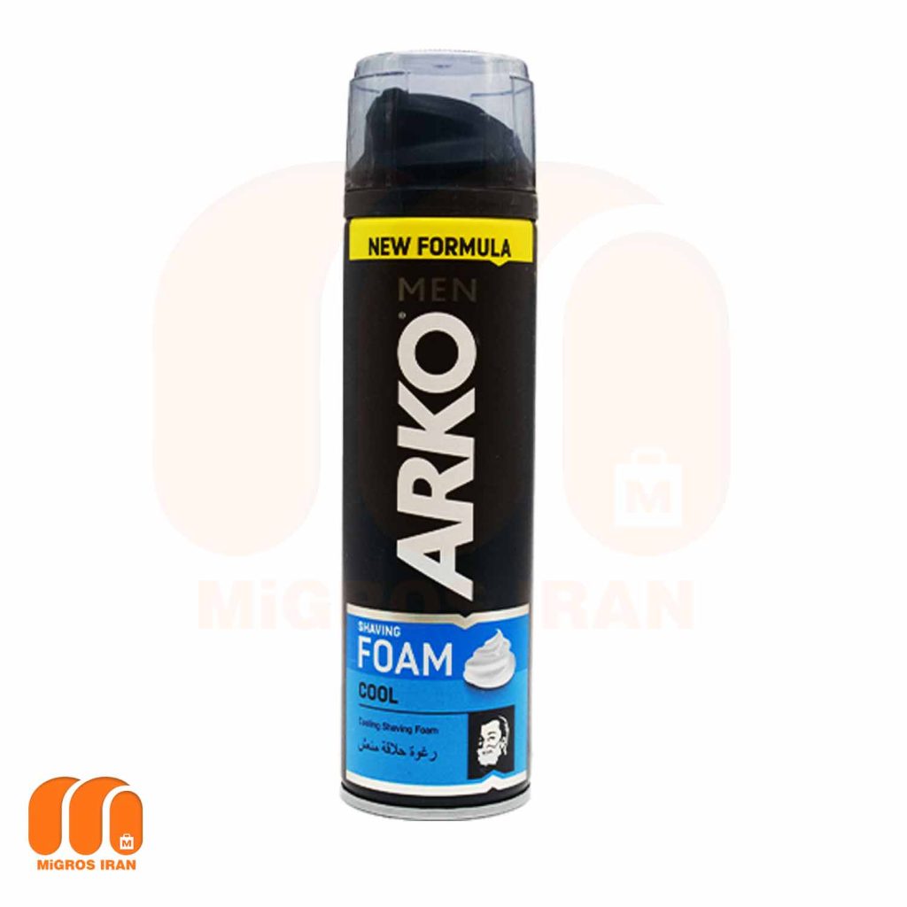 فوم اصلاح آرکو مدل Arko Shaving Foam Cool حجم20