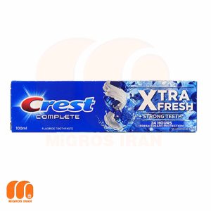 خمیر دندان و دهان شویه کرست مدل XTRA FRESH حجم100 ML