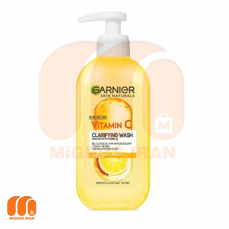 Garnier vitamin C washing gel volume 200 ml