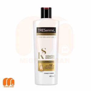 نرم کننده مو مناسب انواع مو ترزمه مدل keratin smooth 400 ml