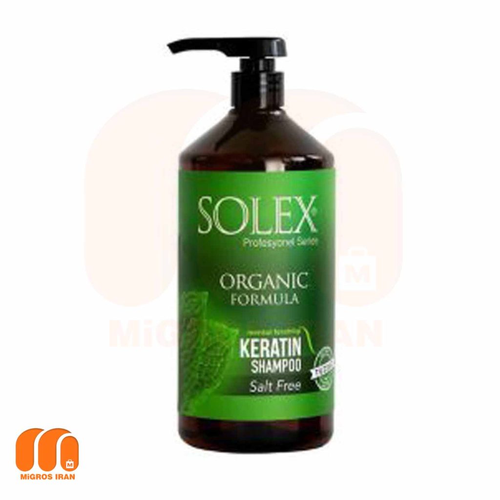 شامپو کراتینه حاوی عصاره نعناع سولکس 1000 ml