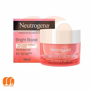 ژل کرم Bright Boost مرطوب کننده و ضد چروک نوتروژینا 50ml