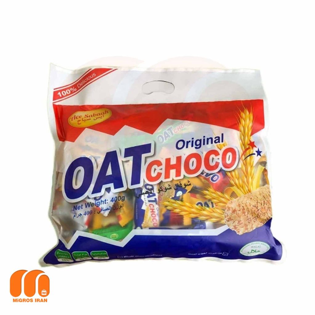 شکلات غلات رژیمی اوت چکو OAT CHOCO مدل اورجینال وزن 400gr