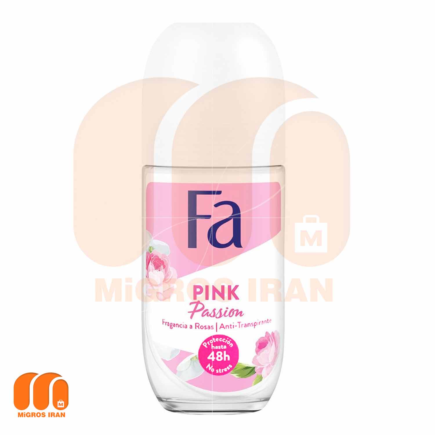 رول ضد تعریق مدل Pink Passion 50 ml برند fa