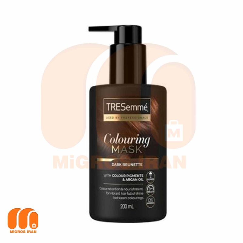 ماسک مو ترزمه TRESemme مناسب موهای قهوه ای تیره حجم 200 ml