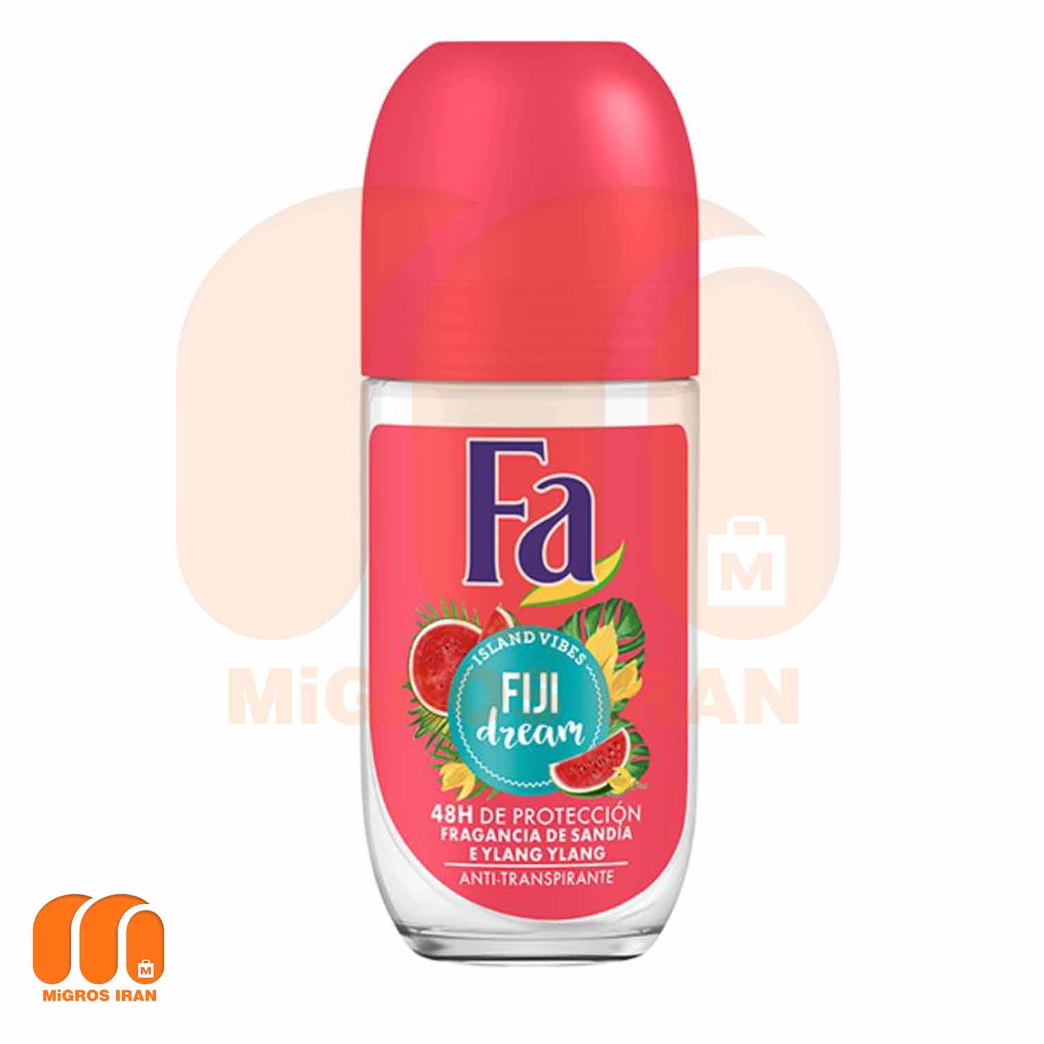 رول ضد تعریق زنانه مدل Fiji Dream 50 ml برند fa