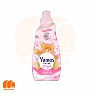 مایع نرم کننده یوموش Yumos اکسترا صورتی با رایحه گل شقایق حجم 1440 ml