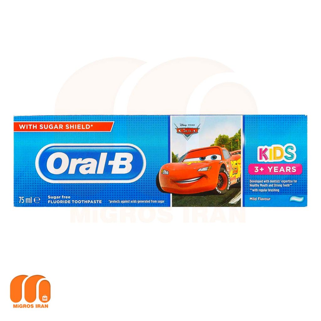 Oral B toothpaste is suitable for children over 3 years old