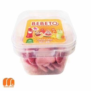 پاستیل ببتو bebeto میوه ای طرح بستنی وزن 150 گرم