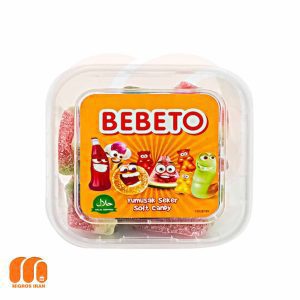 پاستیل شکری ببتو Bebeto طرح هندوانه وزن 150 گرم