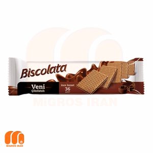 ویفر بیسکولاتا Biscolata کرم شکلاتی وزن 110 گرم