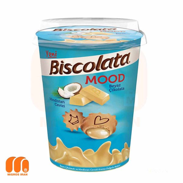 Biscolata glass with coconut nuts weight 125 grams