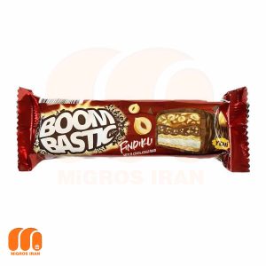 شکلات ویفری بوب باستیک با طعم فندق Boombastic وزن 40 گرم