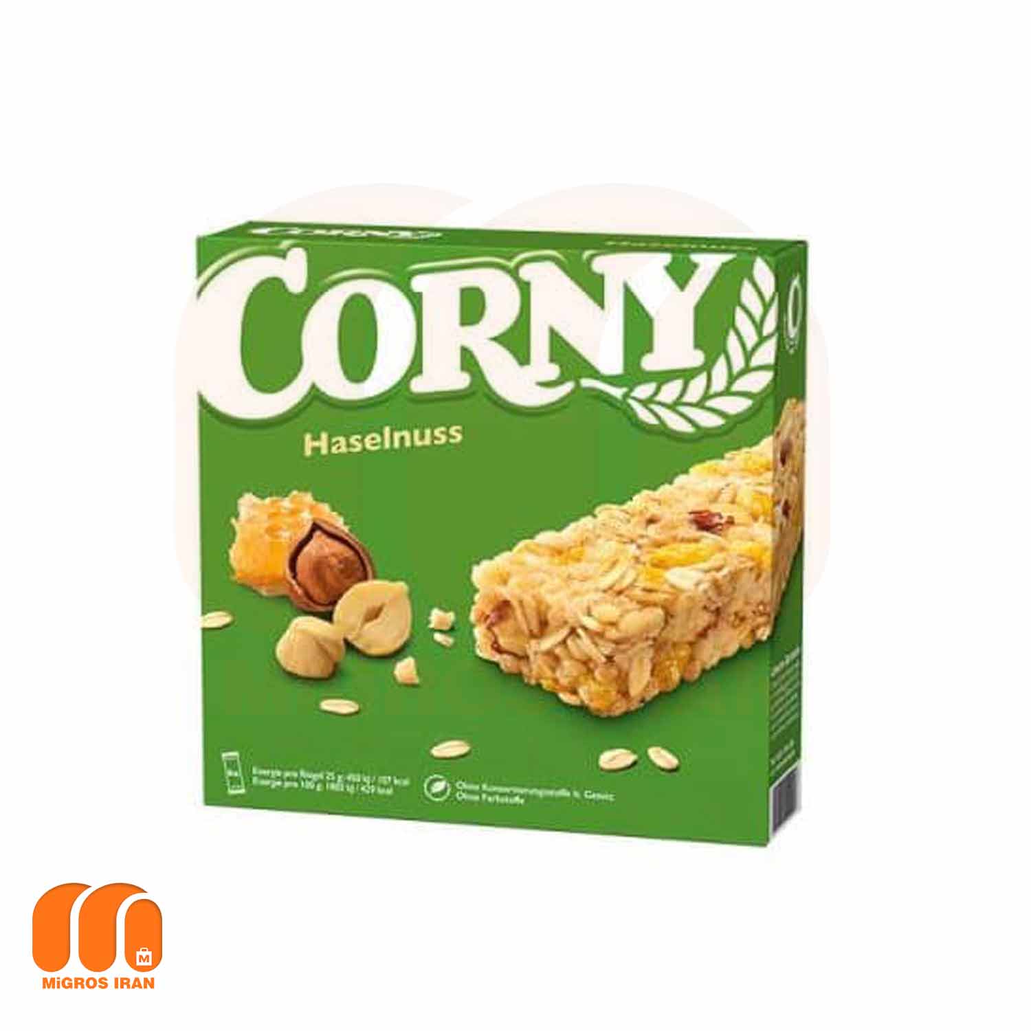 پروتئین بار فندقی کورنی Corny وزن 150 گرم