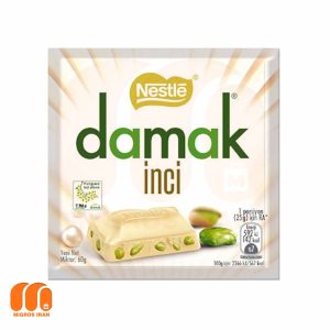 شکلات سفید داماک نستله damak Nestle با مغز پسته 60 گرم