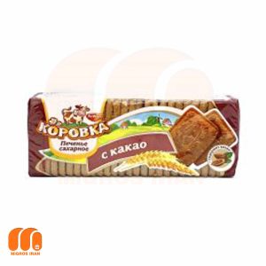 بیسکویئت شکلاتی کوپا KOPOBKA با طعم کرم کاکائویی وزن 375 گرم