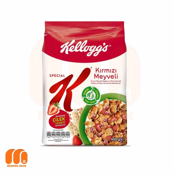 Kelloggs Special red fruit cornflakes, weight 400 grams