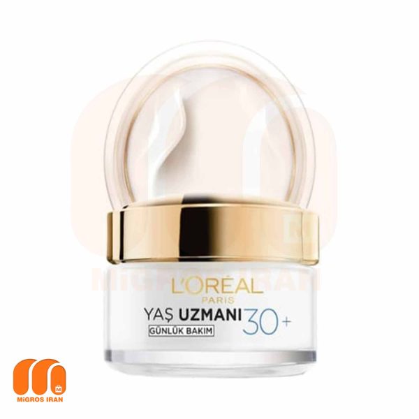 کرم ضد چروک و سفت کننده لورآل 30+ L'Oreal Anti Wrinkle حجم 50 میل