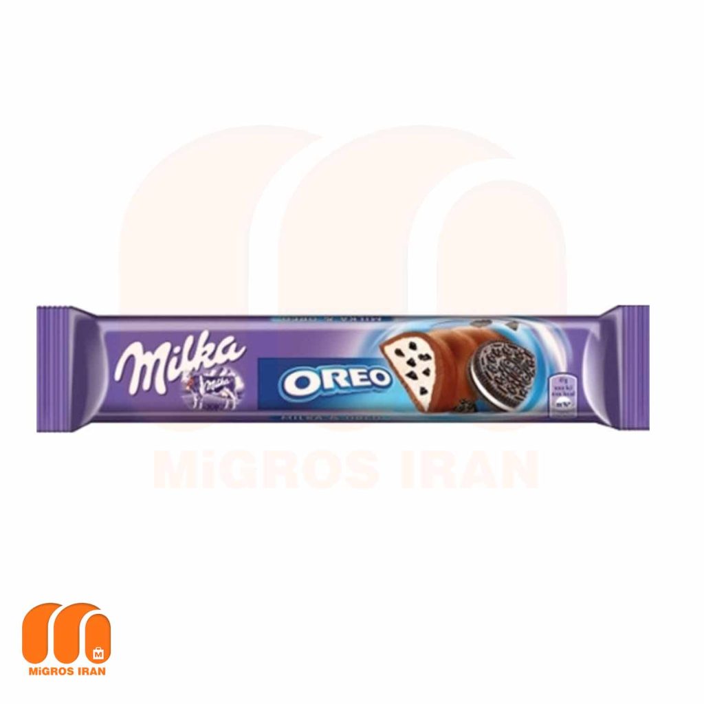 بیسکویت شکلاتی شیری اورئو Oreo با وانیل وزن 37 گرم