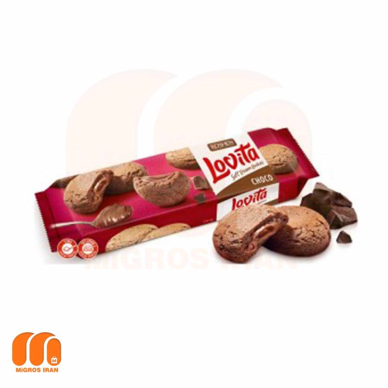 کوکی لاویتا ROSHEN Lovita با مغز شکلاتی وزن127 گرم