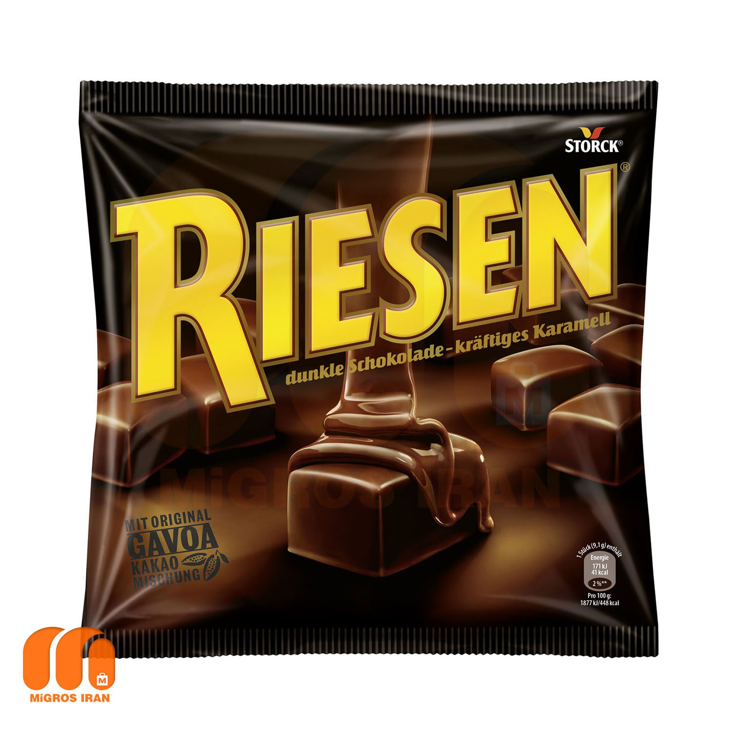 تافی شکلاتی 231گرم riesen