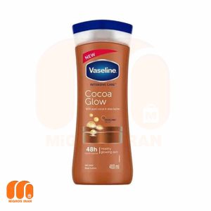 لوسیون بدن وازلین مدل Vaseline Cocoa Glow حجم 400 میل