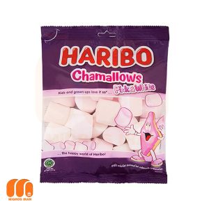 White and pink Haribo marshmallows 150g