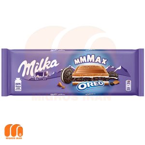 Melika chocolate with Oreo biscuit core and cream milk 300 grams