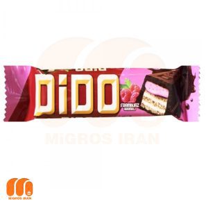 Dido raspberry flavored chocolate wafer