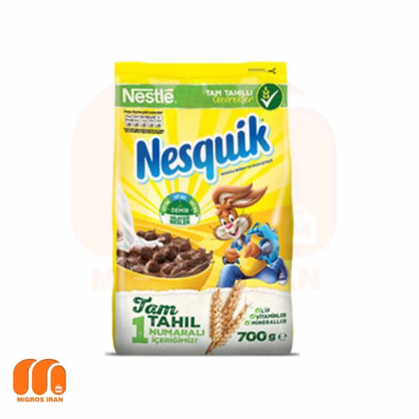 کورن فلکس نسکوئیک نستله Nestle Nesquik حاوی شکلات و ذرت و گندم وزن 700 گرم