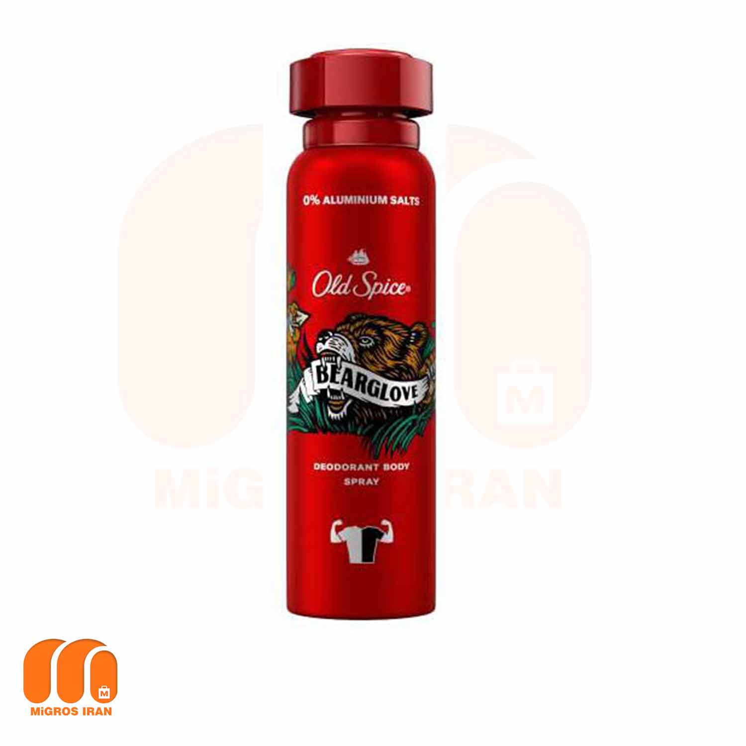 اسپری بدن دئودورانت مردانه Old Spice مدل Bearglove