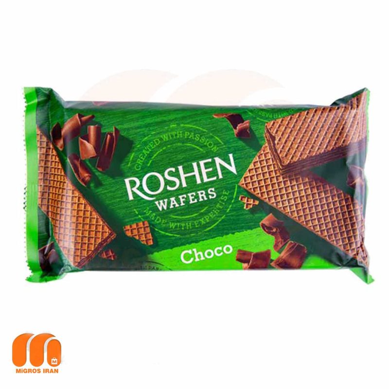 Roshen chocolate clear wafer weighing 216 grams