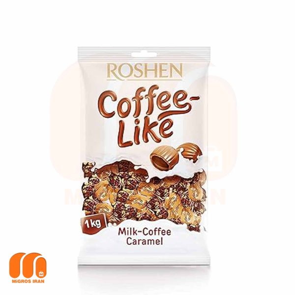 آبنبات کافی لایک روشن Roshen Caramels Milk وزن 1 کیلو گرم