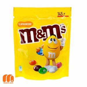 اسمارتیز دراژه M&M's بادام زمینی وزن 145 گرم