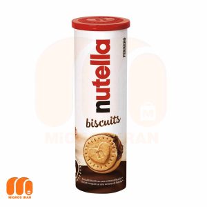 بیسکوییت نوتلا Nutella با مغز کرم شکلاتی فندقی 166 گرم