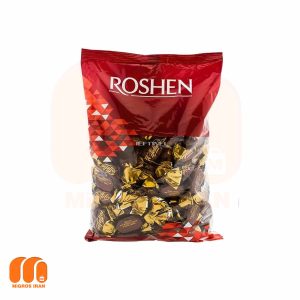 تافی تلخ با مغز شکلات روشن Roshen tofffelini وزن 1 کیلو گرم