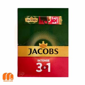 قهوه فوری 3 در1 اینتنس جاکوبز Intense Jacobs بسته 24 عددی