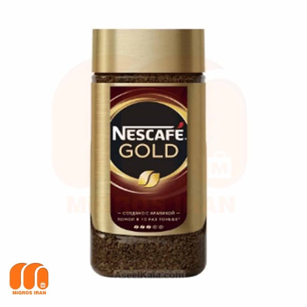 فوری گلد نستله Nescafe شیشه ای وزن 200 گرم