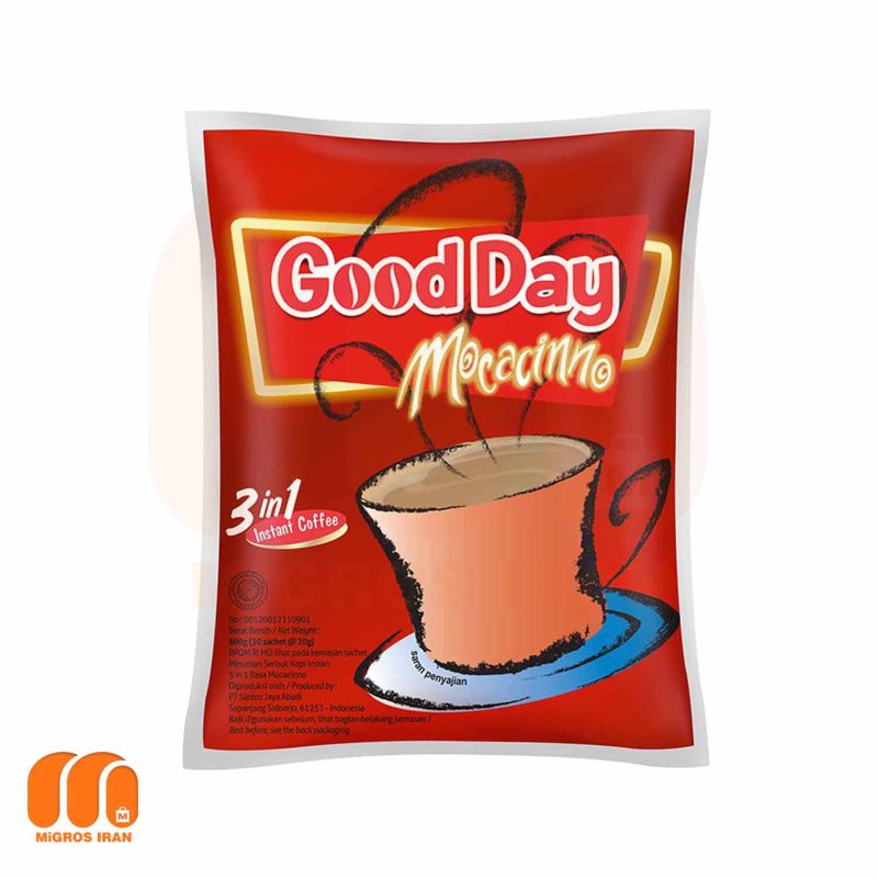 کافی میکس 3 در 1 گوددی Good Day مدل Mococinno تعداد 35 عددی