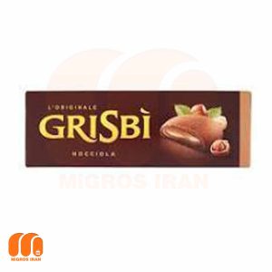 کوکی شکلاتی گریسبی ویچنزی Vicenzi Grisbi Hazelnut وزن 135گرمی