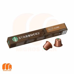 کپسول قهوه هاوس بلند استارباکس starbucks بسته 10 عددی