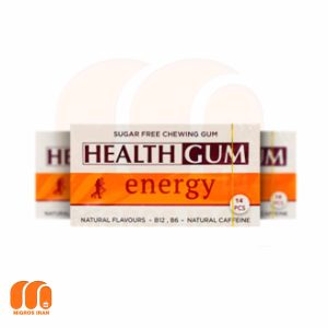 آدامس بدون شکر healthgum مدل انرژی وزن 27 گرم