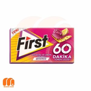 آدامس فرست First با طعم لیمو و تمشک 27 گرم