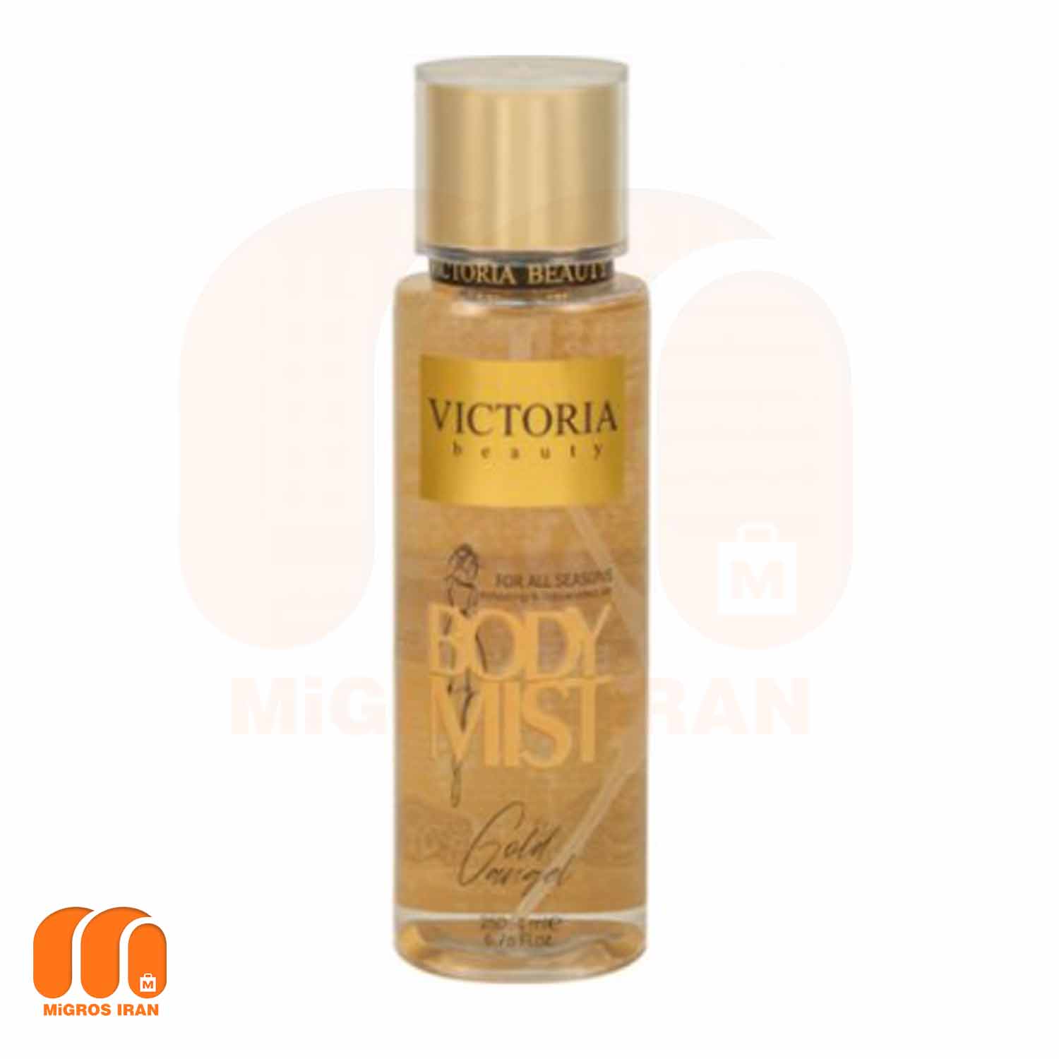 بادی میست زنانه ویکتوریا بیوتی Victoria Beauty مدل gold angel حجم 250 میل