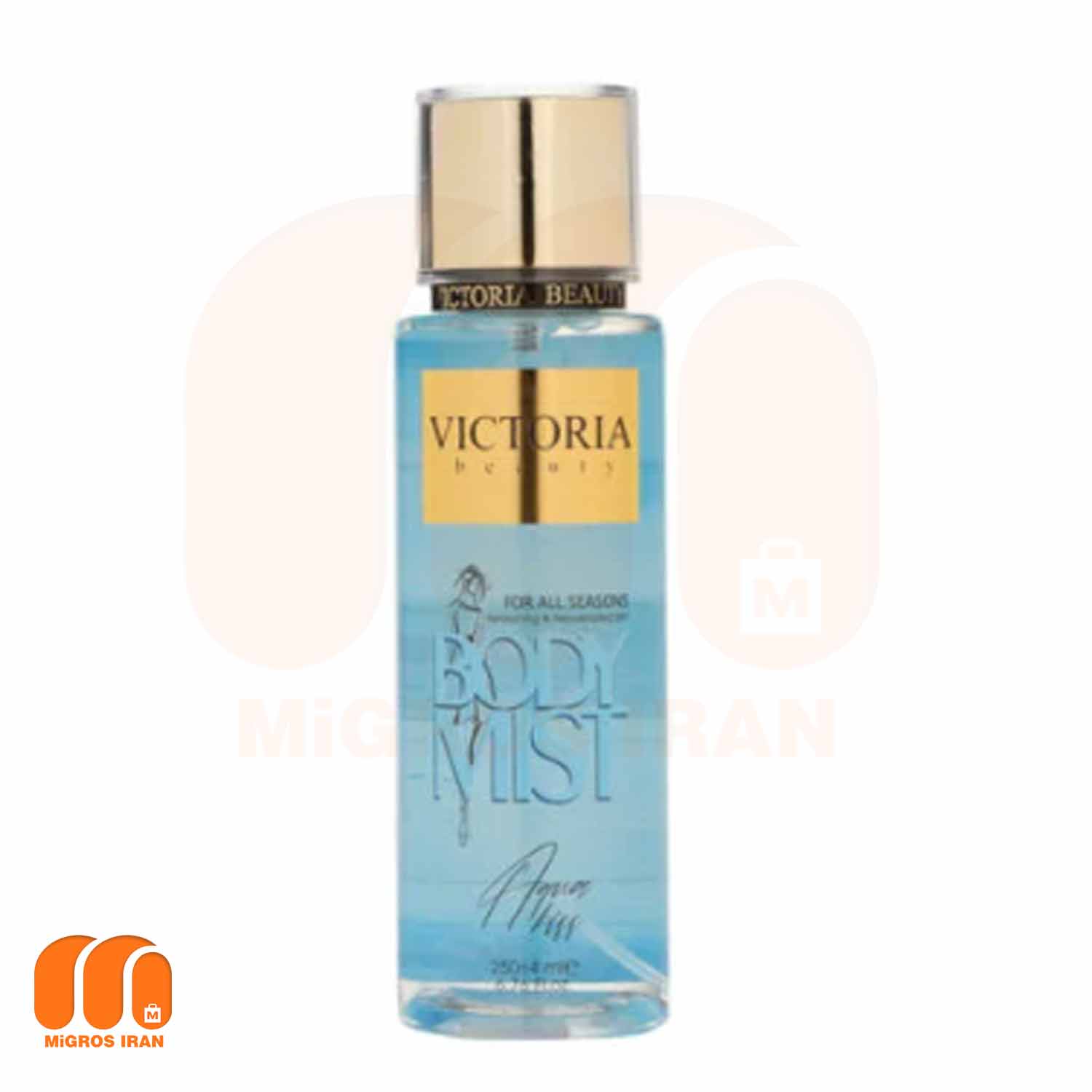 بادی میست زنانه ویکتوریا بیوتیVictoria Beauty مدل AQUA KISS حجم 250 میل