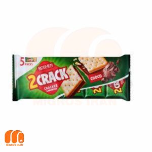 بیسکوییت کراکر روشن Roshen با مغز شکلاتی 235 گرم