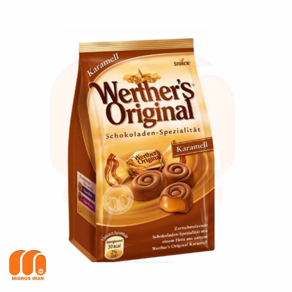 تافی کاراملی وردرز Werther's با مغز کارامل 153 گرم