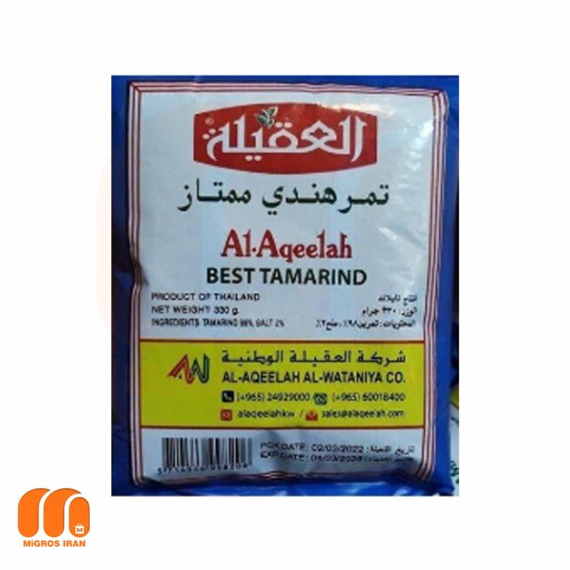 تمر هندی ممتاز العقیله Al-Aqeelah وزن 330 گرم