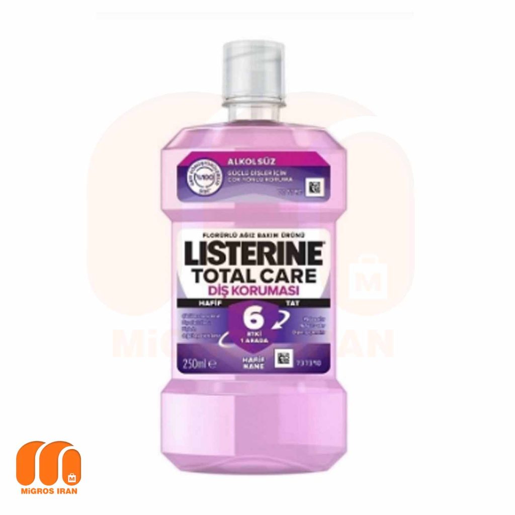 دهان شویه لیسترین Listerine مدل TOTAL CARE حجم 250 میل